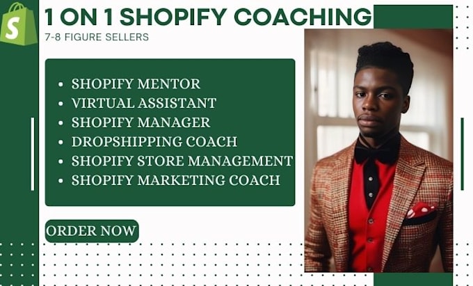 Gig Preview - Be your shopify mentor, coach, and consultant