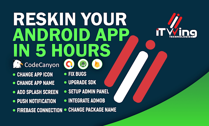 Gig Preview - Reskin your android app in 5 hours