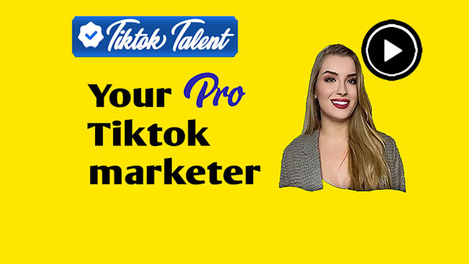 Gig Preview - Skyrocket your tiktok marketing, grow and manage your tiktok page effectively