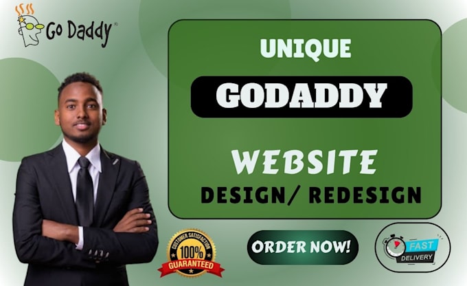 Gig Preview - Godaddy website redesign godaddy website design godaddy website redesign godaddy