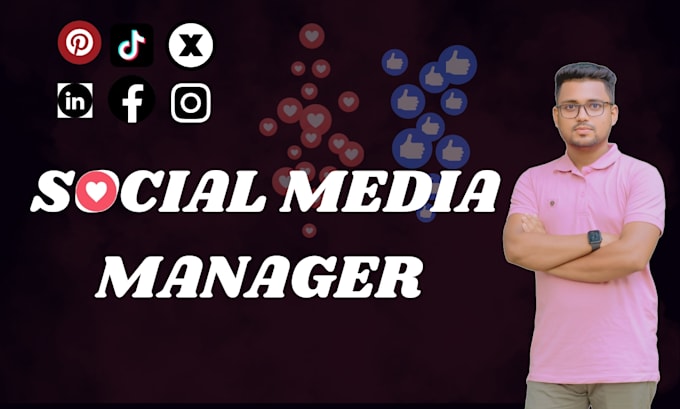 Gig Preview - Be your social media manager and digital marketing expert