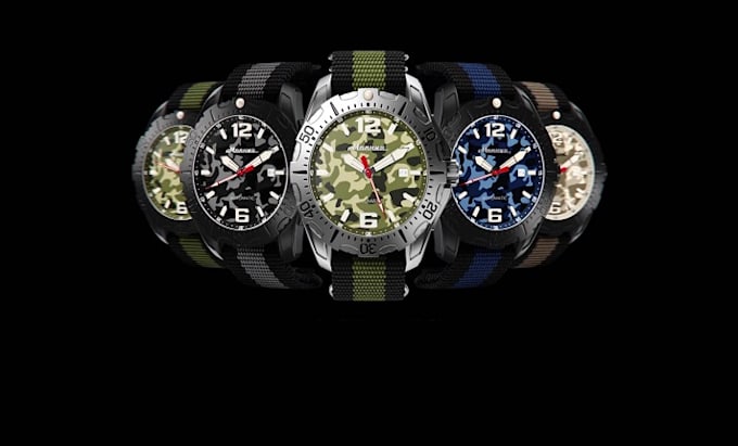 Gig Preview - Create 3d watch animation 3d watch design 3d jewelry animation cgi wristwatch