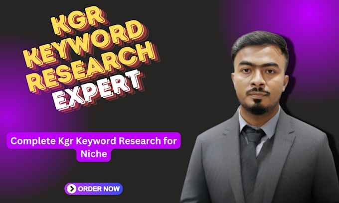 Gig Preview - Do kgr keyword research for blog site