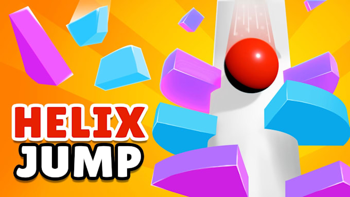 Bestseller - create a helix jump game, hyper casual game , jelly crush game in unity engine