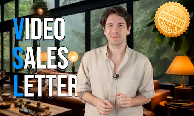 Gig Preview - Create a vsl video sales letter for your product company