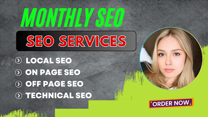 Gig Preview - Perform monthly website SEO service with high authority backlinks