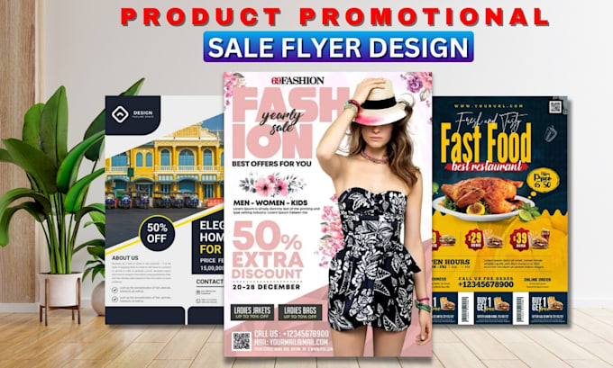 Gig Preview - Design professional sale flyer, one pager, sell sheet and business flyer