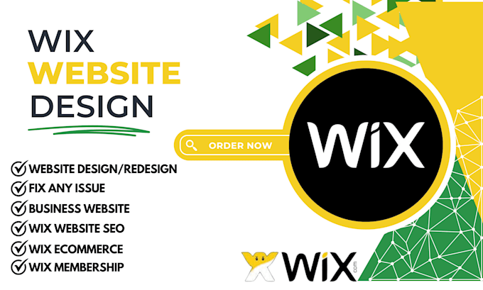 Gig Preview - Wix  website design wix redesign, wix ecommerce redesign, wix website design seo