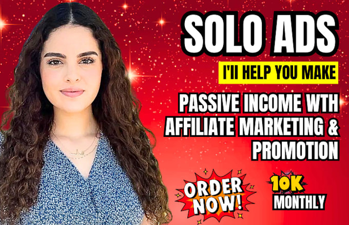 Gig Preview - Do USA solo ads promotion affiliate link marketing MLM leads