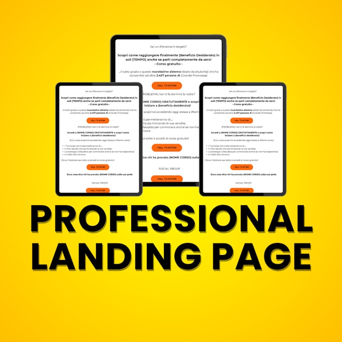 Gig Preview - Write your high performance landing page