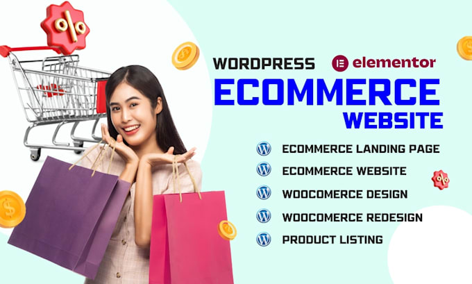 Bestseller - design redesign wordpress ecommerce business website clone wordpress woocomerce