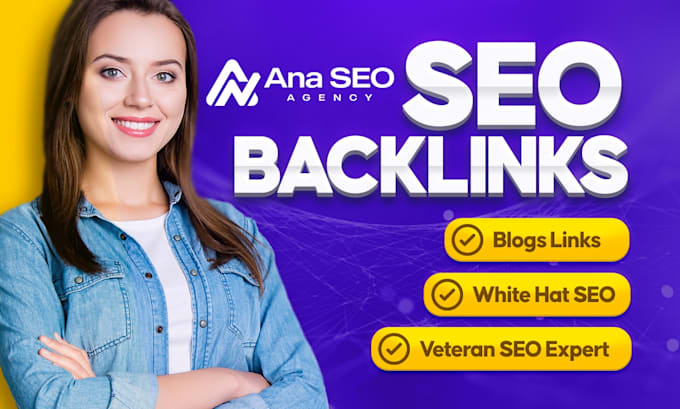 Gig Preview - Our agency will build SEO backlinks from high authority blog links to improve google ranking