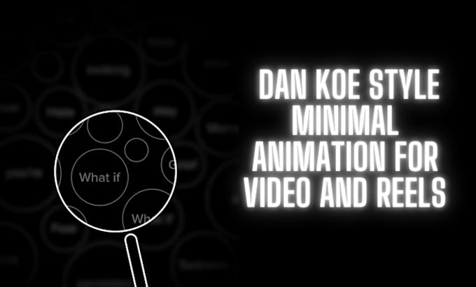 Bestseller - make dan koe animation motion style videos for reels