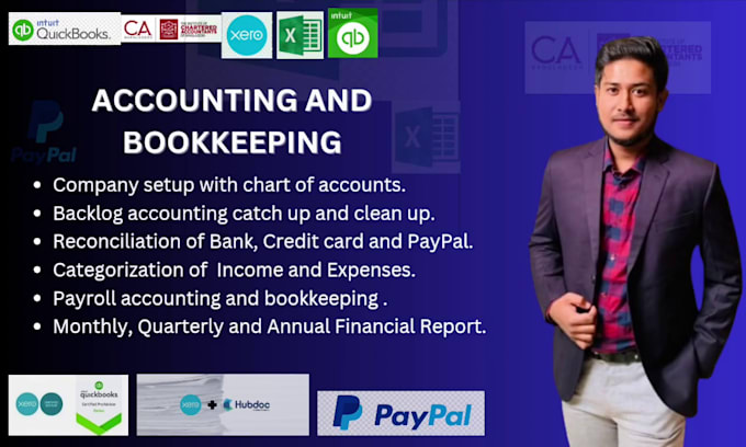 Gig Preview - Do bookkeeping and reconciliation using quickbooks and xero