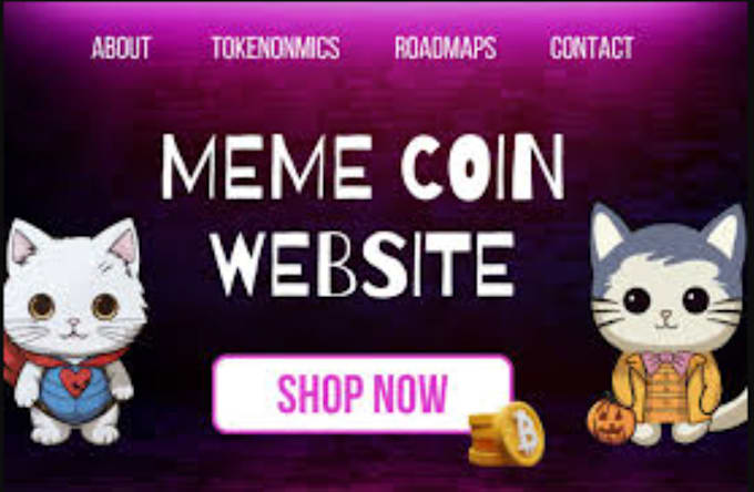 Bestseller - develop your meme coin website, design solana meme coin, pepe website,crypto web