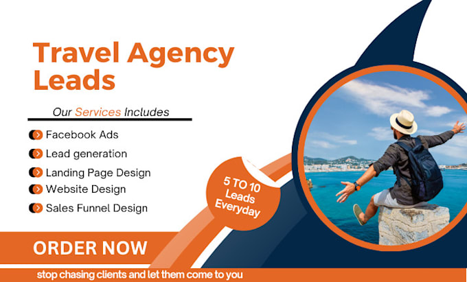 Gig Preview - Travel agency leads holiday travel leads vacation leads tourism leads