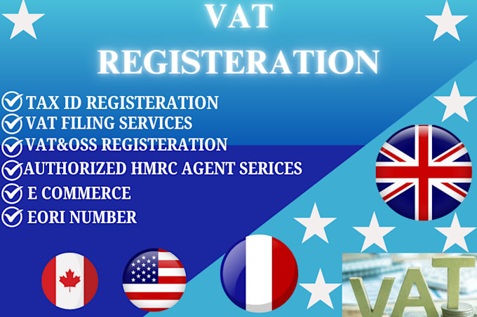 Gig Preview - Do germany vat registration application vat filing oss ioss company registration