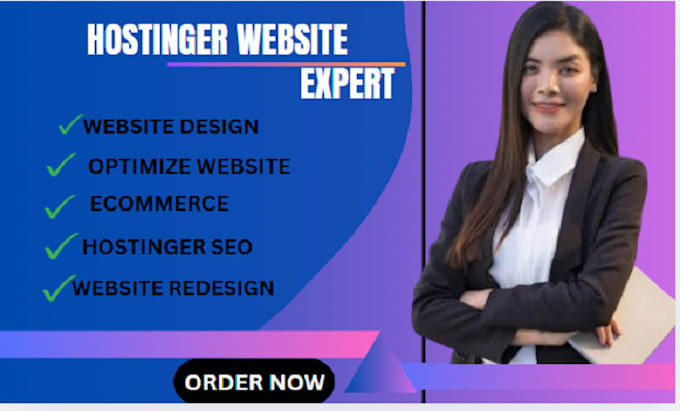 Bestseller - set up hostinger website siteground or bluehost and optimize website