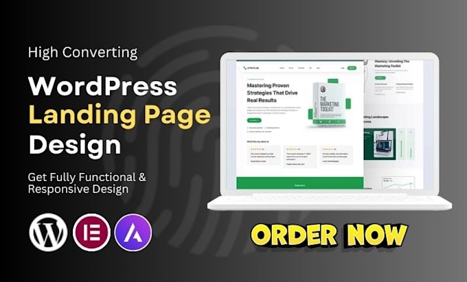 Gig Preview - Provide responsive wordpress landing page design by elementor