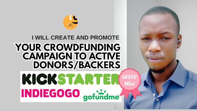 Bestseller - create and promote crowdfunding campaign on kickstarter indiegogo gofundme