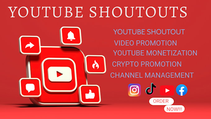 Gig Preview - Promote your brand with a powerful youtube shoutout, monetization issue