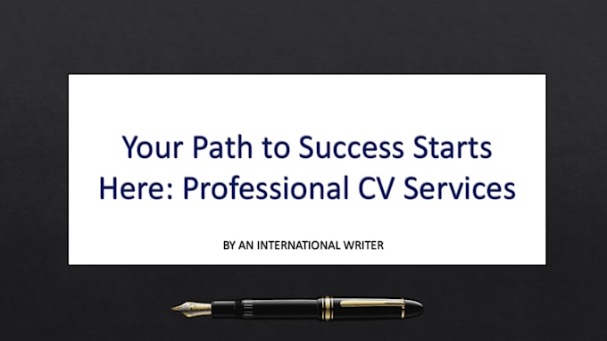 Gig Preview - Create a custom professional CV  ats optimized and modern design