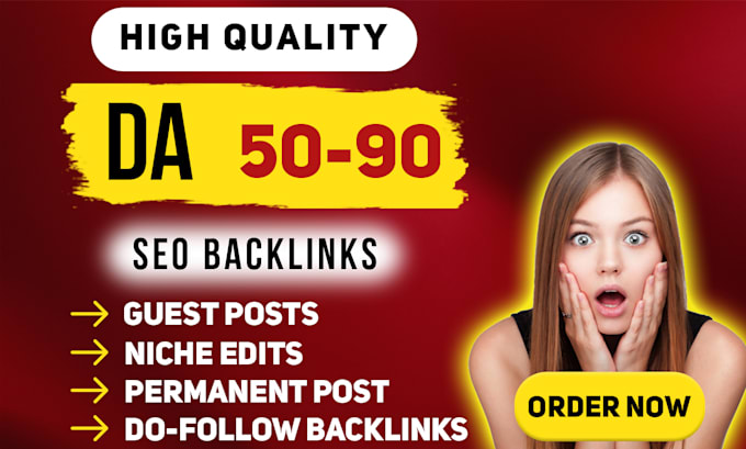 Gig Preview - Do monthly off page seo link building high da and quality dofollow backlinks