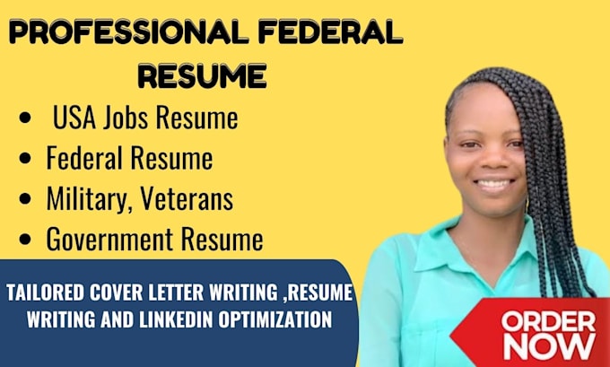 Gig Preview - Deliver professional federal resume, usajob, executive and government resume