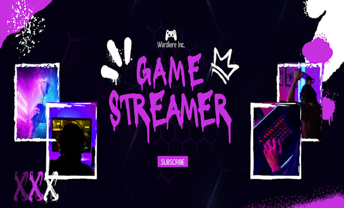 Gig Preview - Design twitch overlay, kick, twitch logo, animated stream overlay, banner panels