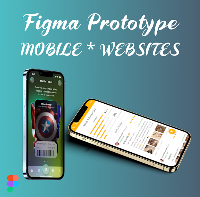 Gig Preview - Design a figma prototype UI UX for your app or website