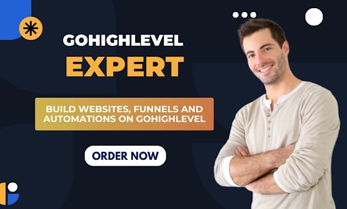 Gig Preview - Build gohighlevel website gohighlevel sales funnel landing page