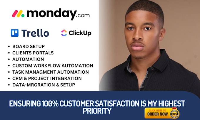 Gig Preview - Monday zoho mailchimp nethunt notion engagebay honeybook clickup CRM