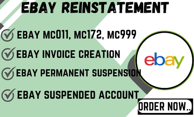 Gig Preview - Reinstate any type of ebay suspension reinstate vero suspension mc011 mc999