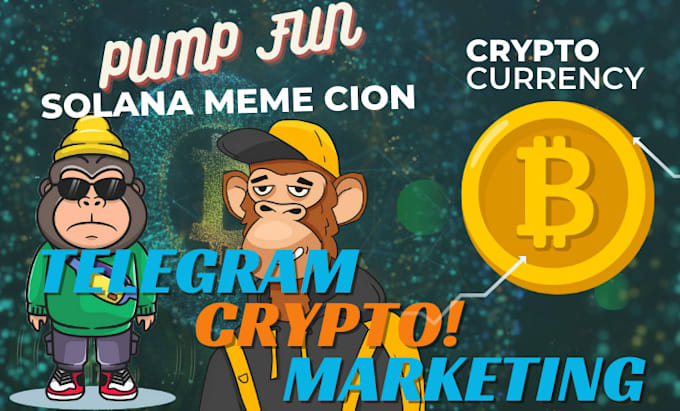 Gig Preview - Promote crypto solana memecoin project, pump fun sui solana meme coin website