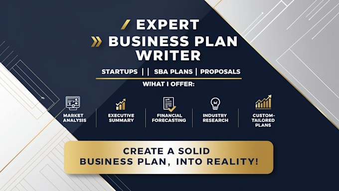 Bestseller - write a business plan, proposal, or sba plan for your start up or business