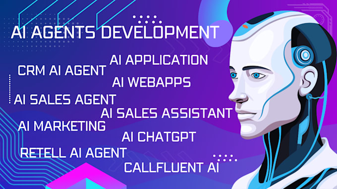 Gig Preview - Develop humanoid ai agent, realistic voice saas ai solution ai powered agent