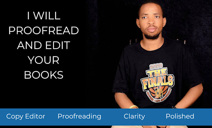 Gig Preview - Proofread and edit your books