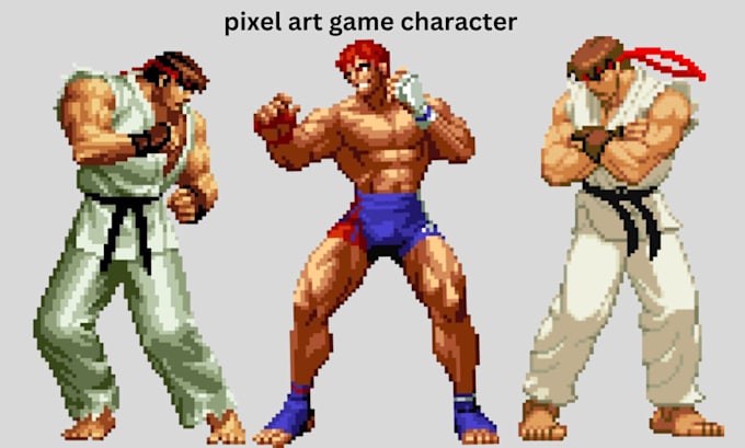 Gig Preview - Do pixel art game character animation design, retro ,sprite pokemon, concept art