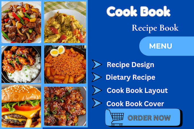 Gig Preview - Write and format your cookbook or recipe book for print and ebook