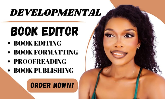 Gig Preview - Proofread and edit, developmental book editor, book formatting