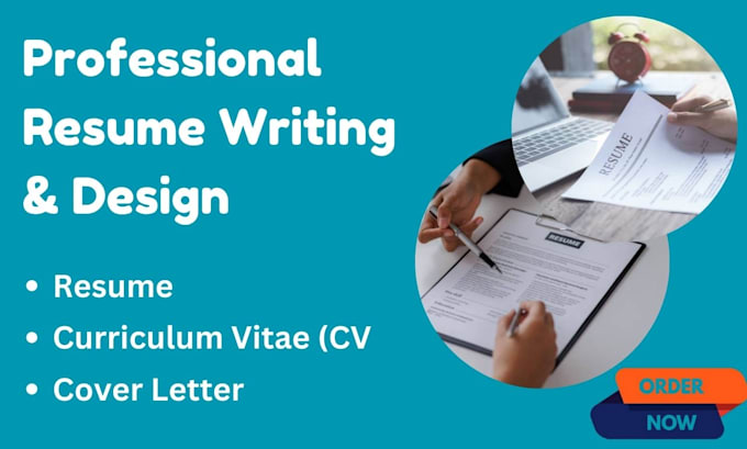 Gig Preview - Write and design a professional resume CV and a cover letter