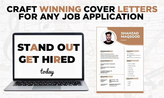 Gig Preview - Craft winning cover letters for any job application