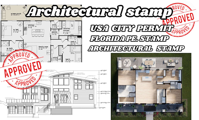 Gig Preview - Review and stamp USA city permit, licensed civil structural engineer texas stamp