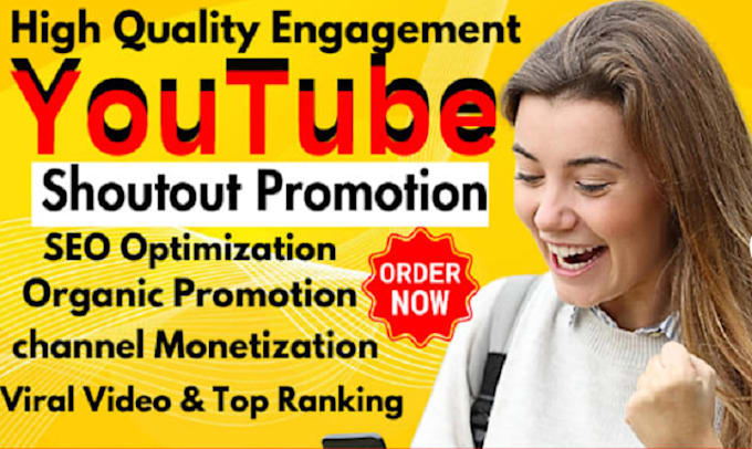 Gig Preview - Youtube shoutout to organic 200m subscribers video promotion chanel monetization