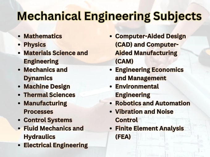 Gig Preview - Do thermo, fluid, machine, mechanics and all mechanical engineering subjects