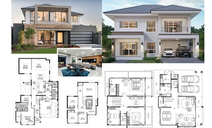 Gig Preview - Draw 2d, 3d floor plan architectural blueprint drawings in autocad and sketchup