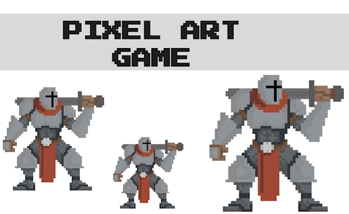 Gig Preview - Draw pixel art character, 2d sprite sheet, pixel map pngtuber, giftuber, vtuber