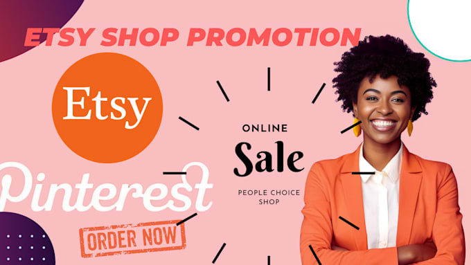 Gig Preview - Promote your etsy store with pinterest to get unlimited sales, do ads promotion