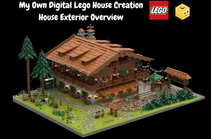 Gig Preview - Design 3d architecture lego model, xml part list with manual instruction