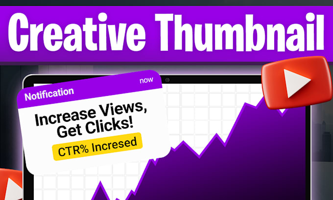 Bestseller - design eye catching youtube thumbnails to boost views